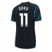 Manchester City Jeremy Doku #11 Replika Tredje matchkläder Dam 2023-24 Korta ärmar